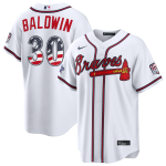 2026 All-Star Edition Stars & Stripes Men's Atlanta Braves Drake Baldwin Nike White Stadium Jersey