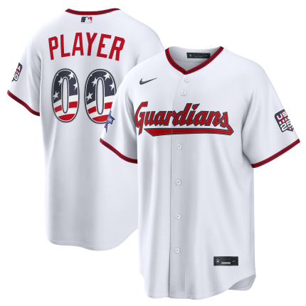 2026 All-Star Edition Stars & Stripes Men's Cleveland Guardians  Nike White Stadium Pick-A-Player Jersey