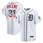 2026 All-Star Edition Stars & Stripes Men's Detroit Tigers Riley Greene Nike White Stadium Jersey
