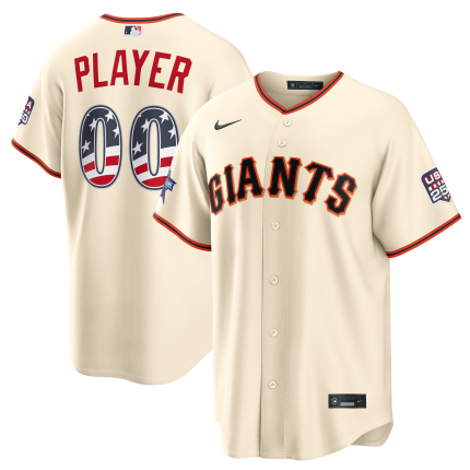 2026 All-Star Edition Stars & Stripes Men's San Francisco Giants  Nike Cream Stadium Pick-A-Player Jersey