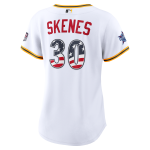 2026 All-Star Edition Stars & Stripes Women's Pittsburgh Pirates Paul Skenes Nike White Stadium Jersey