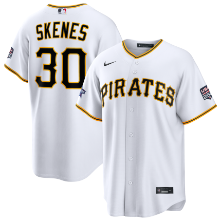 2026 All-Star Game Men's Pittsburgh Pirates Paul Skenes Nike White Replica Jersey