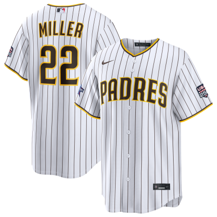 2026 All-Star Game Men's San Diego Padres Mason Miller Nike White Replica Jersey