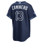 2026 All-Star Game Men's Tampa Bay Rays Junior Caminero Nike Navy Replica Jersey