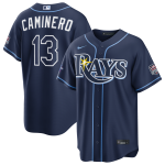 2026 All-Star Game Men's Tampa Bay Rays Junior Caminero Nike Navy Replica Jersey