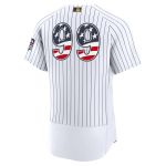Fourth of July Men's New York Yankees Aaron Judge Nike White USA 250 Authentic Jersey