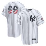 Fourth of July Men's New York Yankees Aaron Judge Nike White USA 250 Stadium Jersey