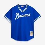 Men's Atlanta Braves Dale Murphy Mitchell & Ness Scarlet Authentic Batting Practice Jersey