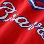 Men's Atlanta Braves Dale Murphy Mitchell & Ness Scarlet Authentic Batting Practice Jersey