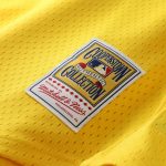 Men's Athletics Mark McGwire Mitchell & Ness Gold Authentic Batting Practice Jersey
