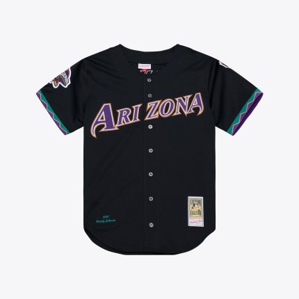 Men's Arizona Diamondbacks Randy Johnson Mitchell & Ness Black 2001 Authentic Jersey