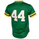 Men's Athletics Reggie Jackson Mitchell & Ness Green Authentic Batting Practice Jersey