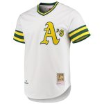 Men's Athletics Reggie Jackson Mitchell & Ness White 1972 Cooperstown Collection Authentic Jersey