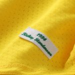 Men's Athletics Rickey Henderson Mitchell & Ness Yellow Authentic Batting Practice Jersey