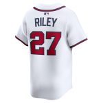 Men's Atlanta Braves Austin Riley Nike White Home Limited Player Jersey