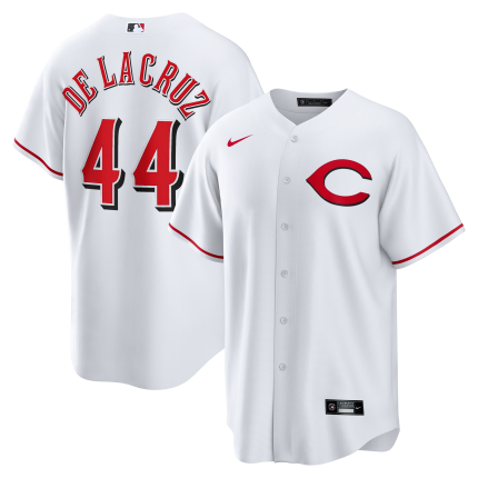 Men's  Cincinnati Reds Elly De La Cruz Nike White Alternate 2 Replica Jersey