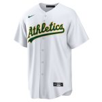 Men's Athletics Luis Severino Nike White Home Replica Jersey