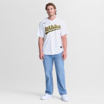 Men's Athletics Nike White Home Replica Jersey