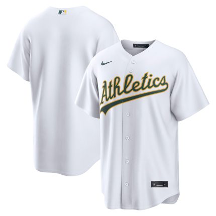 Men's Athletics Nike White Home Replica Jersey